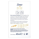 Dove Maximum Protection Original Clean Anti-Perspirant Cream Stick   45ml GOODS M&S   