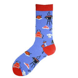 Cozy Noxxiez unisex adult socks with BBQ print - British product