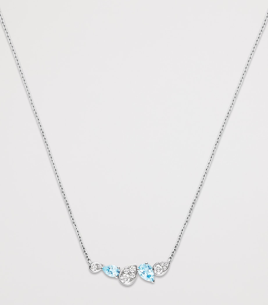 Chaumet Joséphine necklace white gold aquamarine diamonds, UK version