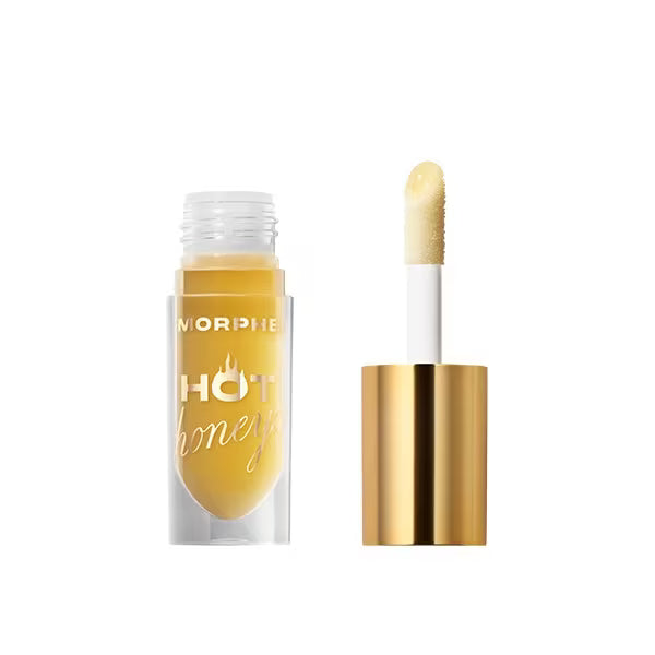 Morphe Hot Honeys Plumping Lip Oil Golden Rule, imported from the UK