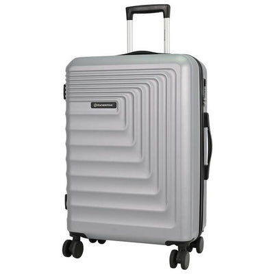 Argos Featherstone 8 Wheel Hard Suitcase Large Silver- Buy online at McGrocer