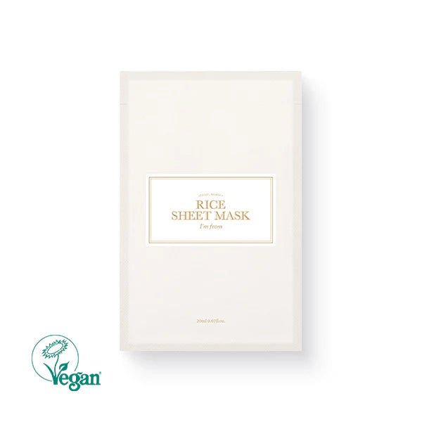 I'm From Rice Sheet Mask Hydrating Formula, UK version