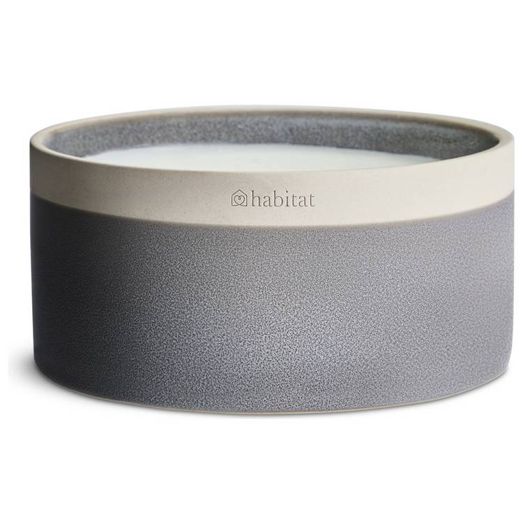 Habitat Multiwick Candle Spa Day ceramic pot - British product