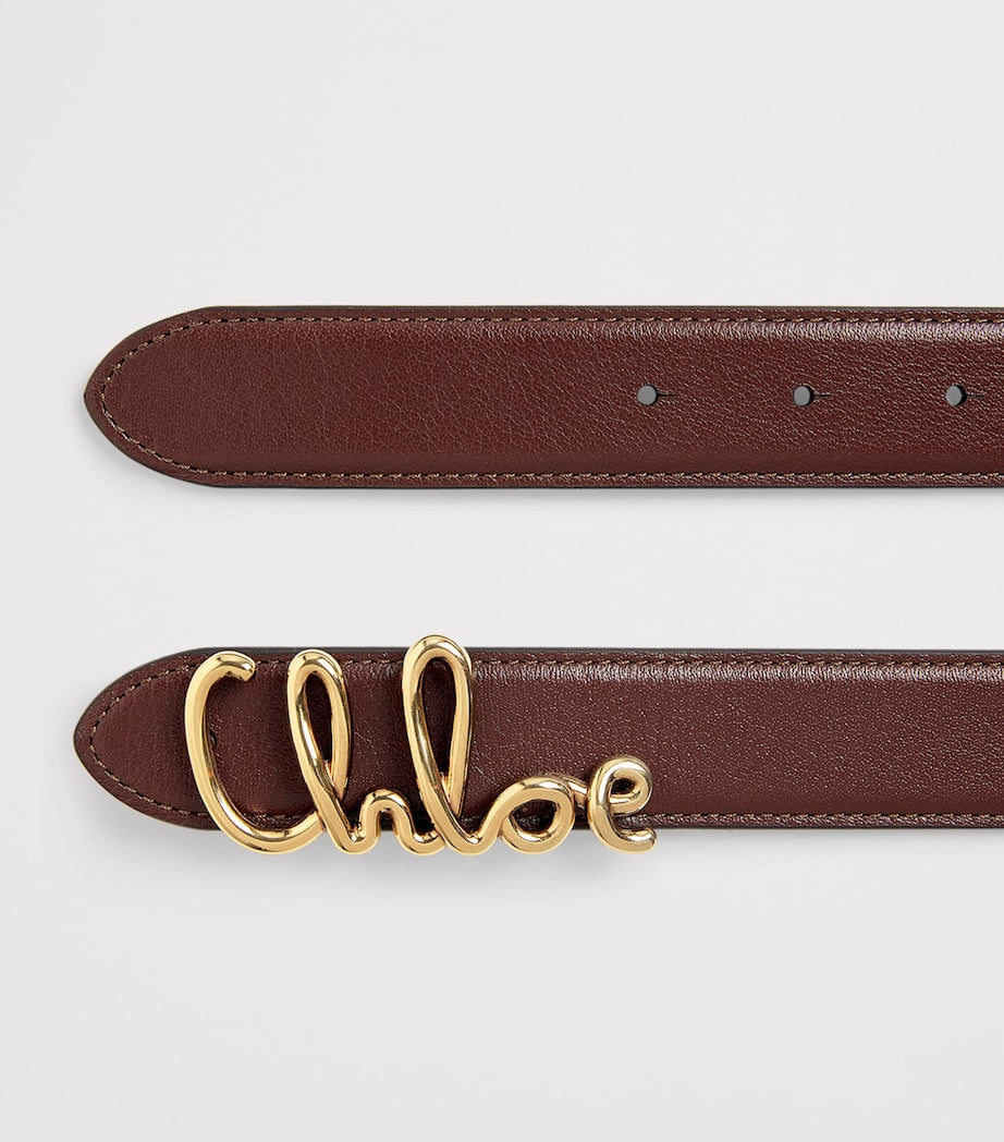 Chloé Iconic calfskin belt 3cm (British brand)