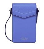 Smythson calfskin Panama envelope phone case (British brand)