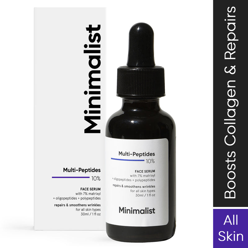 Minimalist Multi-Peptides 10% Face Serum 30ml - British product