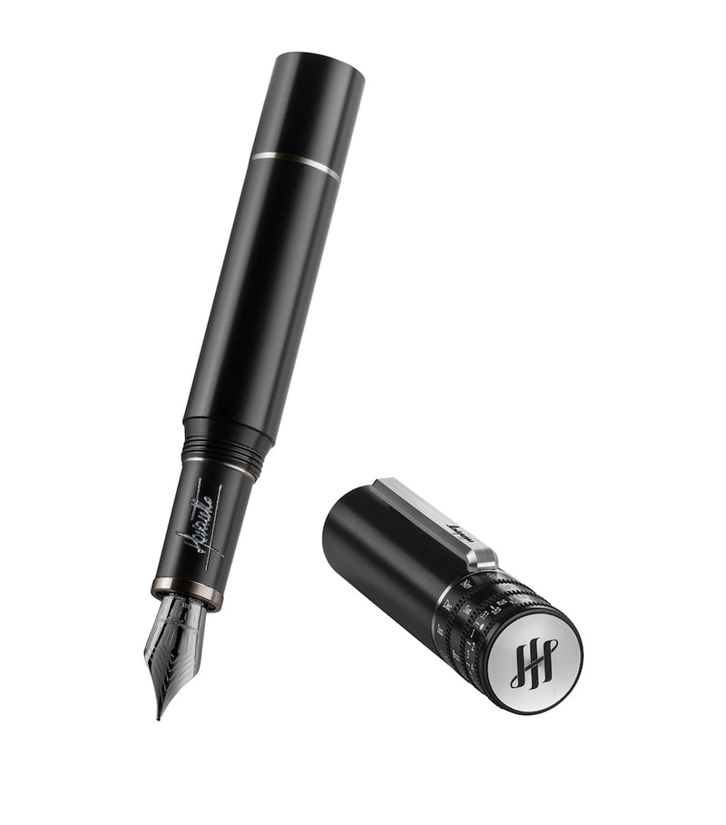 Montegrappa gold-trim Anytime Maestro fountain pen with perpetual calendar, imported from the UK