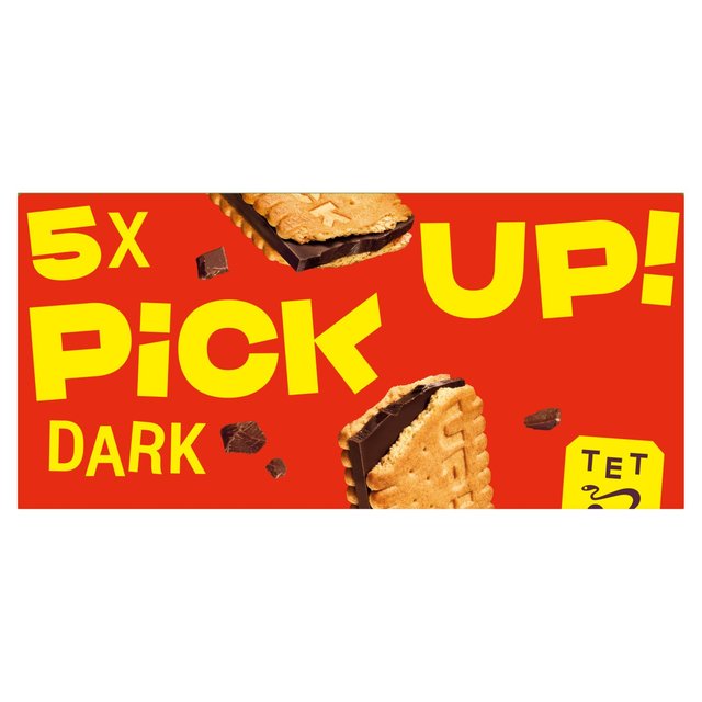 Bahlsen PiCK UP! Dark Chocolate Biscuit Bars   5 x 28g