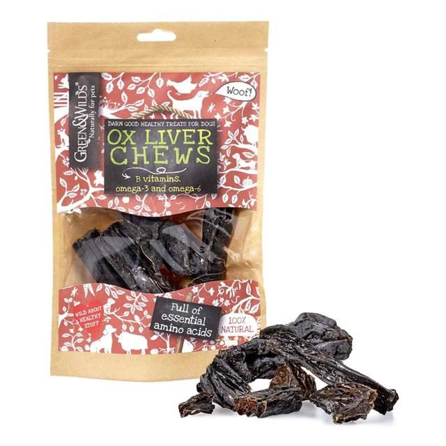 Green & Wilds Ox Liver Chews Dog Treats   100g GOODS M&S   