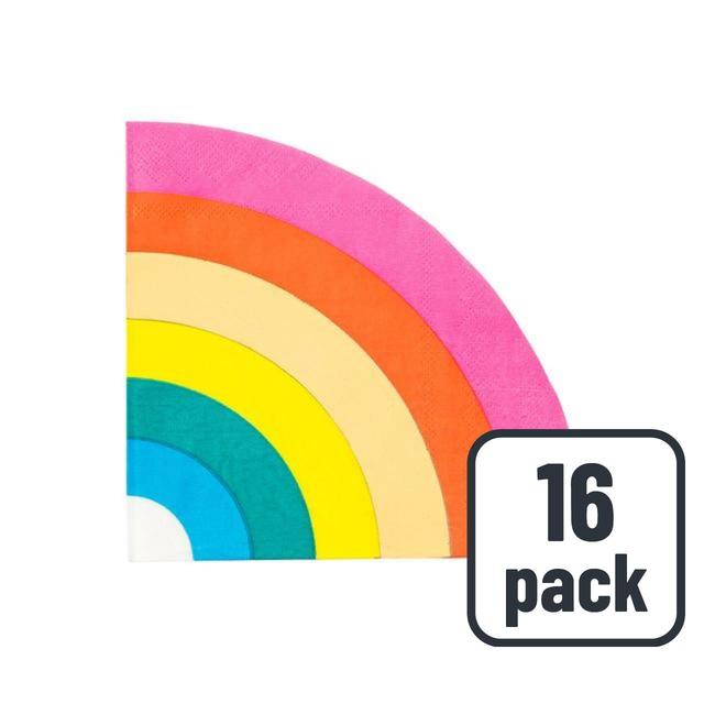 Rainbow Paper Napkins   16 per pack GOODS M&S   