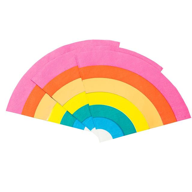 Rainbow Paper Napkins   16 per pack GOODS M&S   