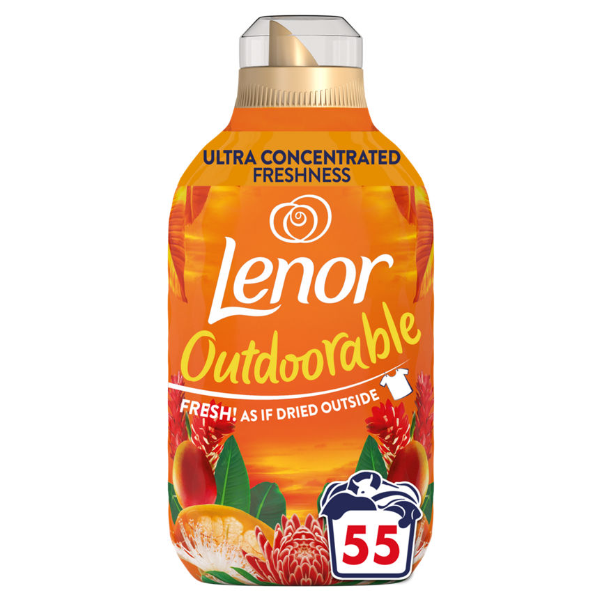 Lenor Outdoorable Fabric Conditioner 55 Washes, Tropical Sunset GOODS ASDA   