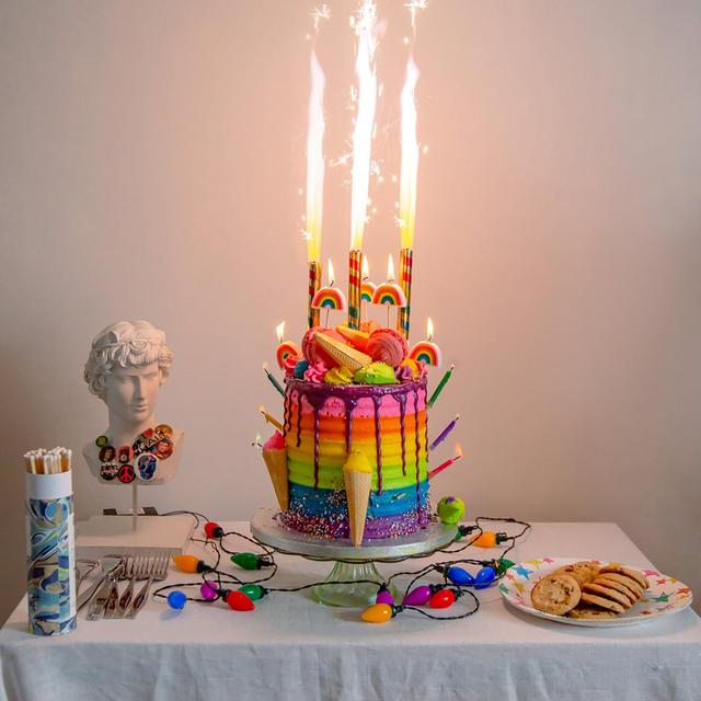 Rainbow Musical Ice Fountain