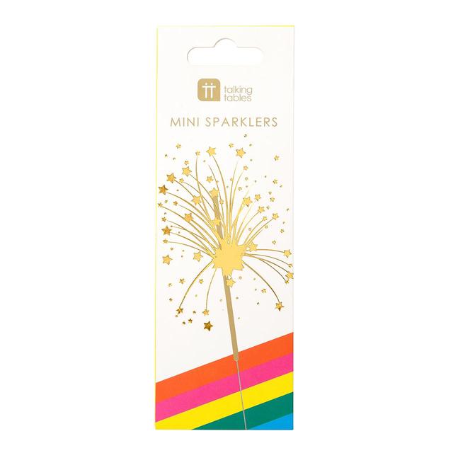 Rainbow Mini Sparklers   10 per pack GOODS M&S   