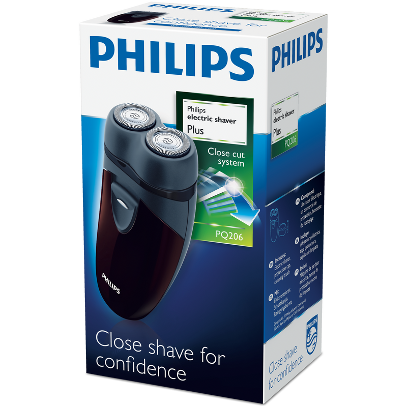 Philips PQ206 dry electric shaver, UK version