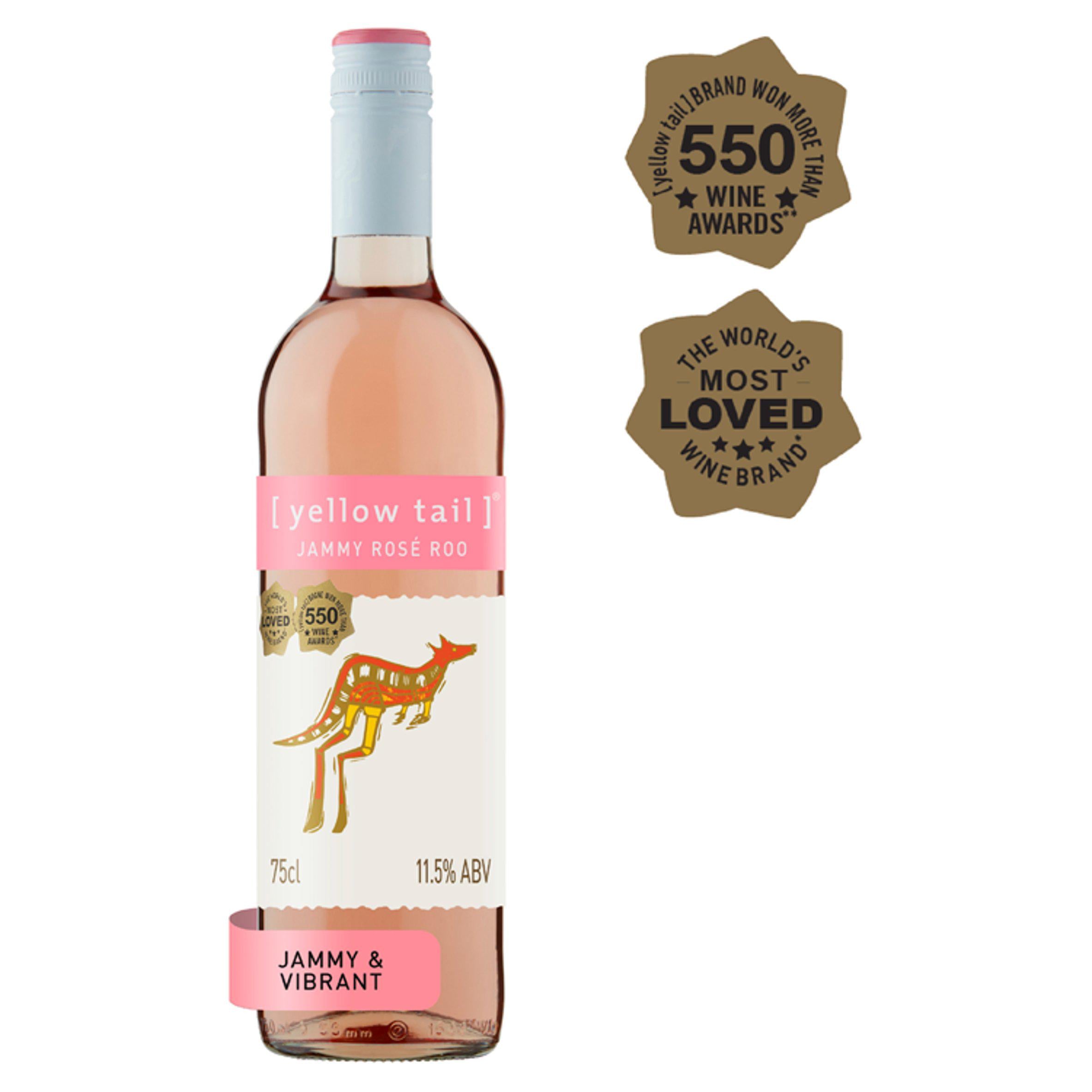 Yellow Tail Jammy Rose Roo 75cl GOODS Sainsburys   