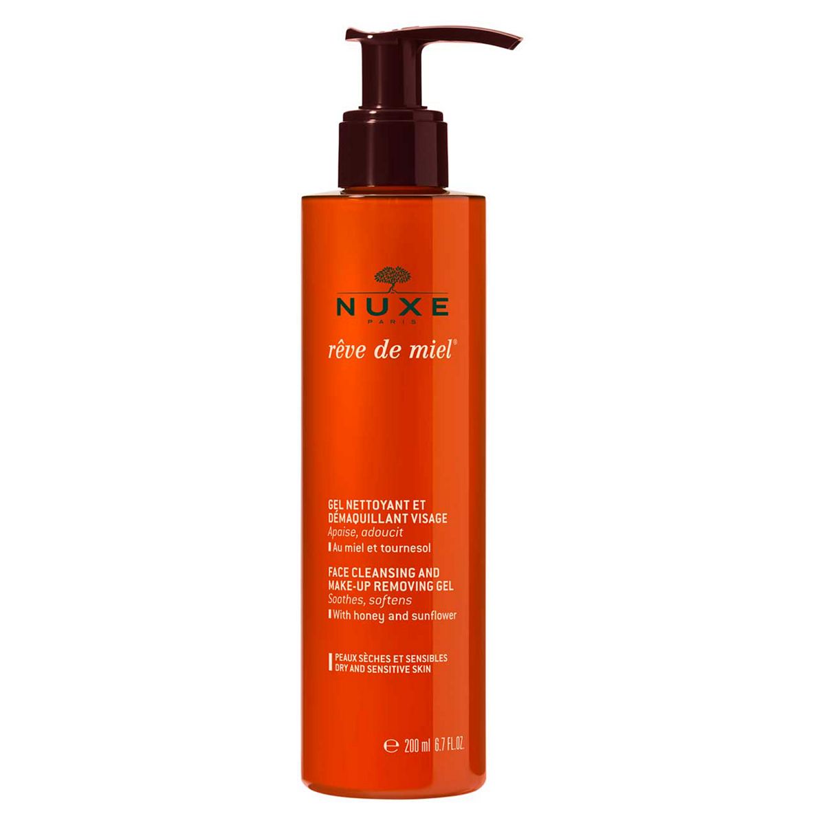 NUXE Rêve de Miel® Face Cleansing and Make-Up Removing Gel 200ml GOODS Boots   