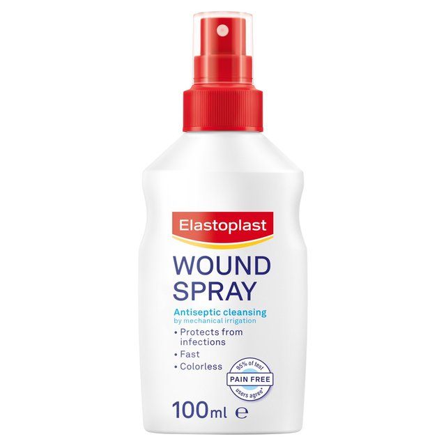 Elastoplast Wound Healing Pain-Free Antiseptic Cleaning Spray   100ml GOODS M&S   