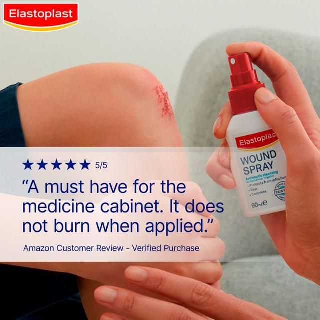 Elastoplast Wound Healing Pain-Free Antiseptic Cleaning Spray   100ml GOODS M&S   