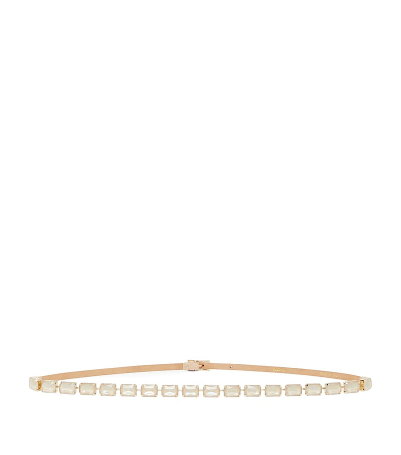 Max Mara leather embellished belt, imported from the UK