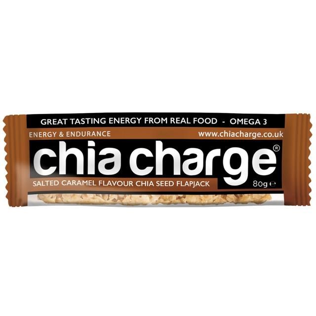 Chia Charge Salted Caramel Chia Seed Flapjack    80g GOODS M&S   