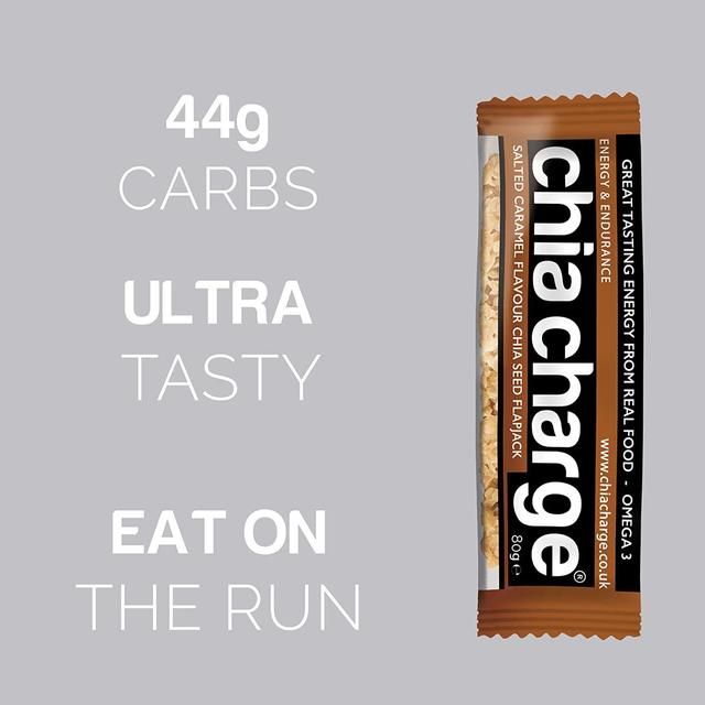 Chia Charge Salted Caramel Chia Seed Flapjack    80g GOODS M&S   