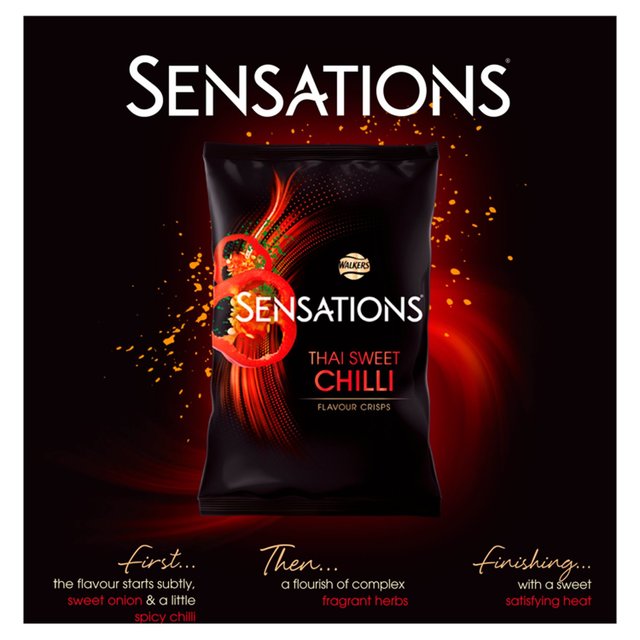 Sensations Thai Sweet Chilli Sharing Bag Crisps   150g GOODS M&S   