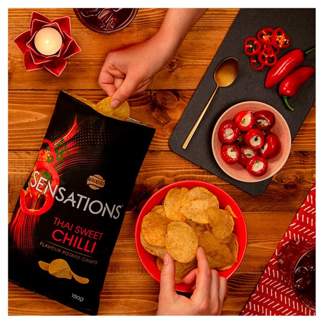 Sensations Thai Sweet Chilli Sharing Bag Crisps   150g GOODS M&S   