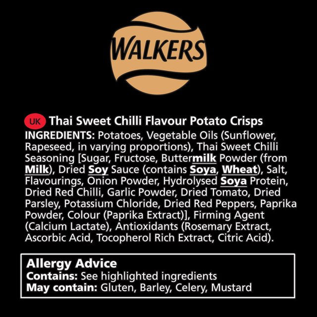 Sensations Thai Sweet Chilli Sharing Bag Crisps   150g GOODS M&S   