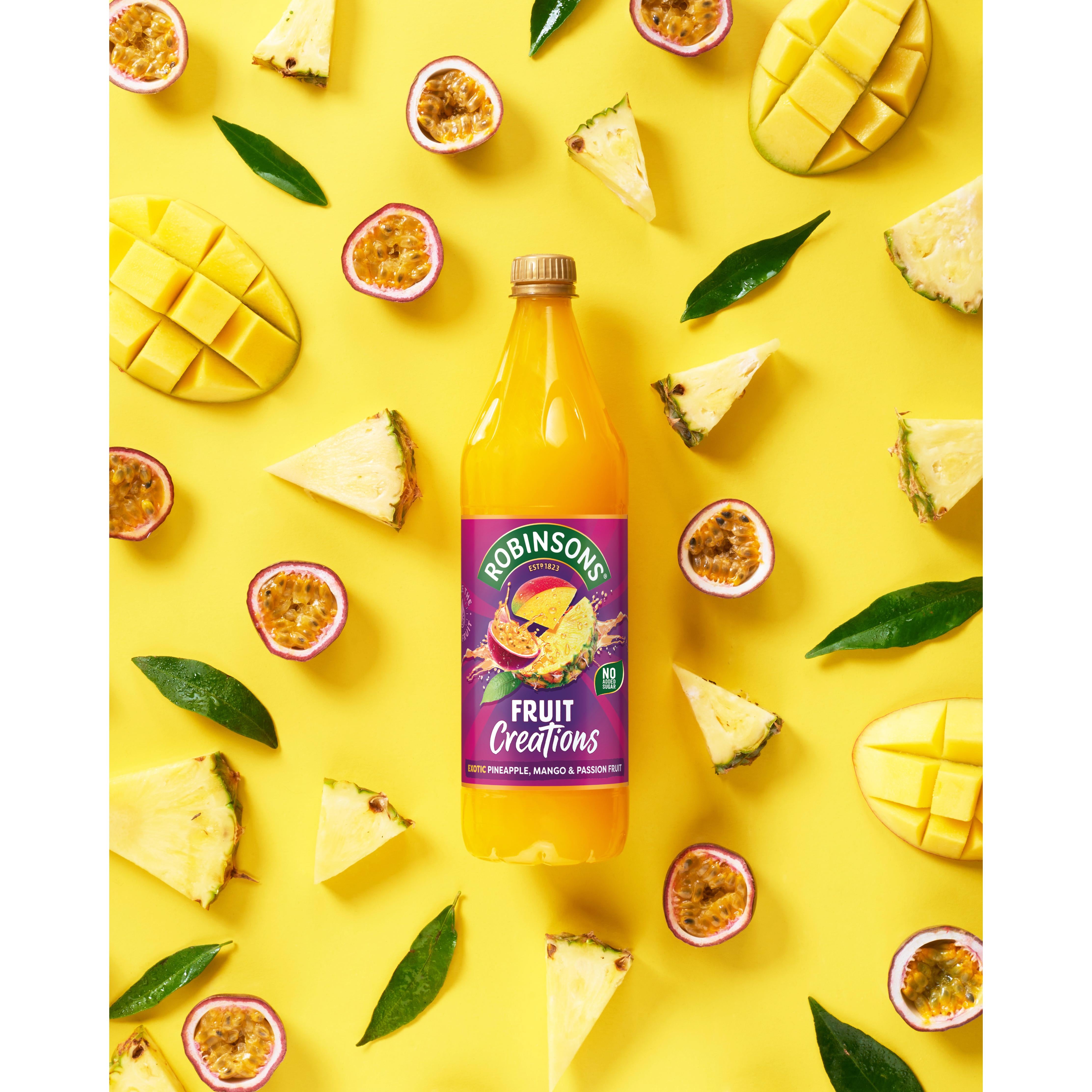 Robinsons fruit squash Exotic Pineapple Mango & Passion Fruit 1L, UK version