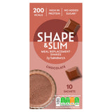 Sainsbury's Shape & Slim Meal Replacement Shakes Chocolate 10x 29g (290g) GOODS Sainsburys   