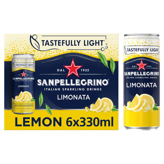 San Pellegrino Lemon 6x330ml GOODS Sainsburys   