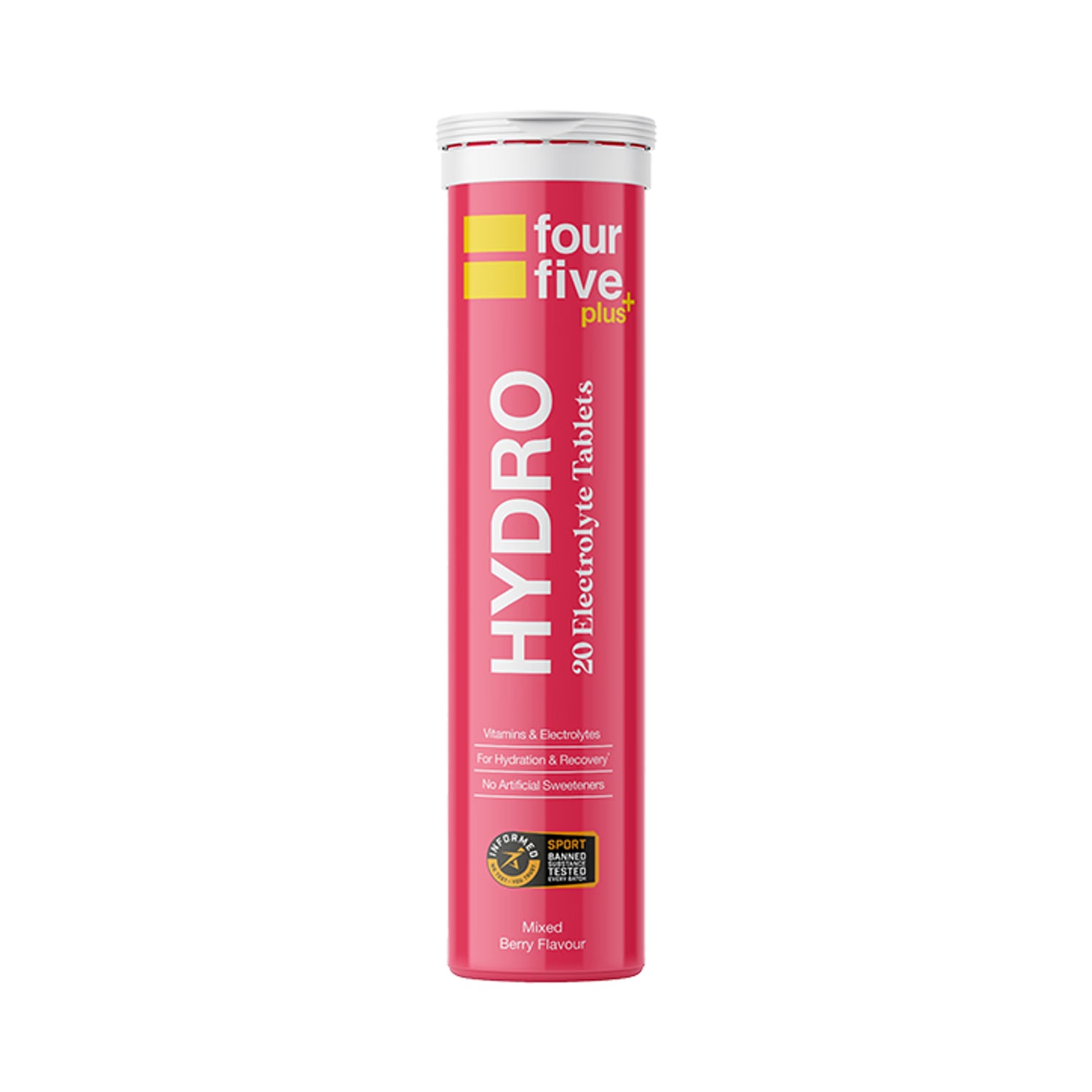 Fourfive hydration tablets natural berry 20 tablets (British brand)