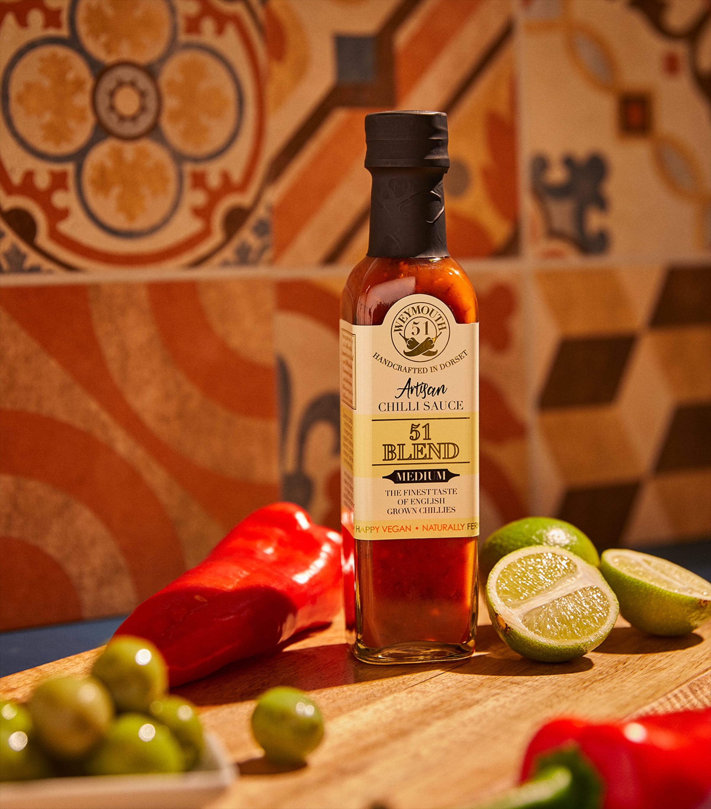 Weymouth 51 51 blend chilli sauce 220ml (British brand)