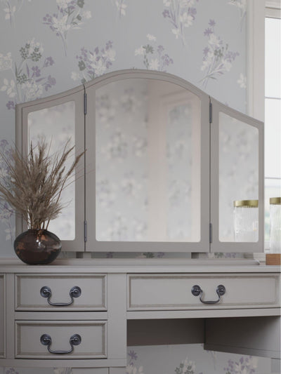 Miroir de table Laura Ashley Clifton gris tourterelle 57x80x17cm Next - Achetez en ligne sur McGrocer