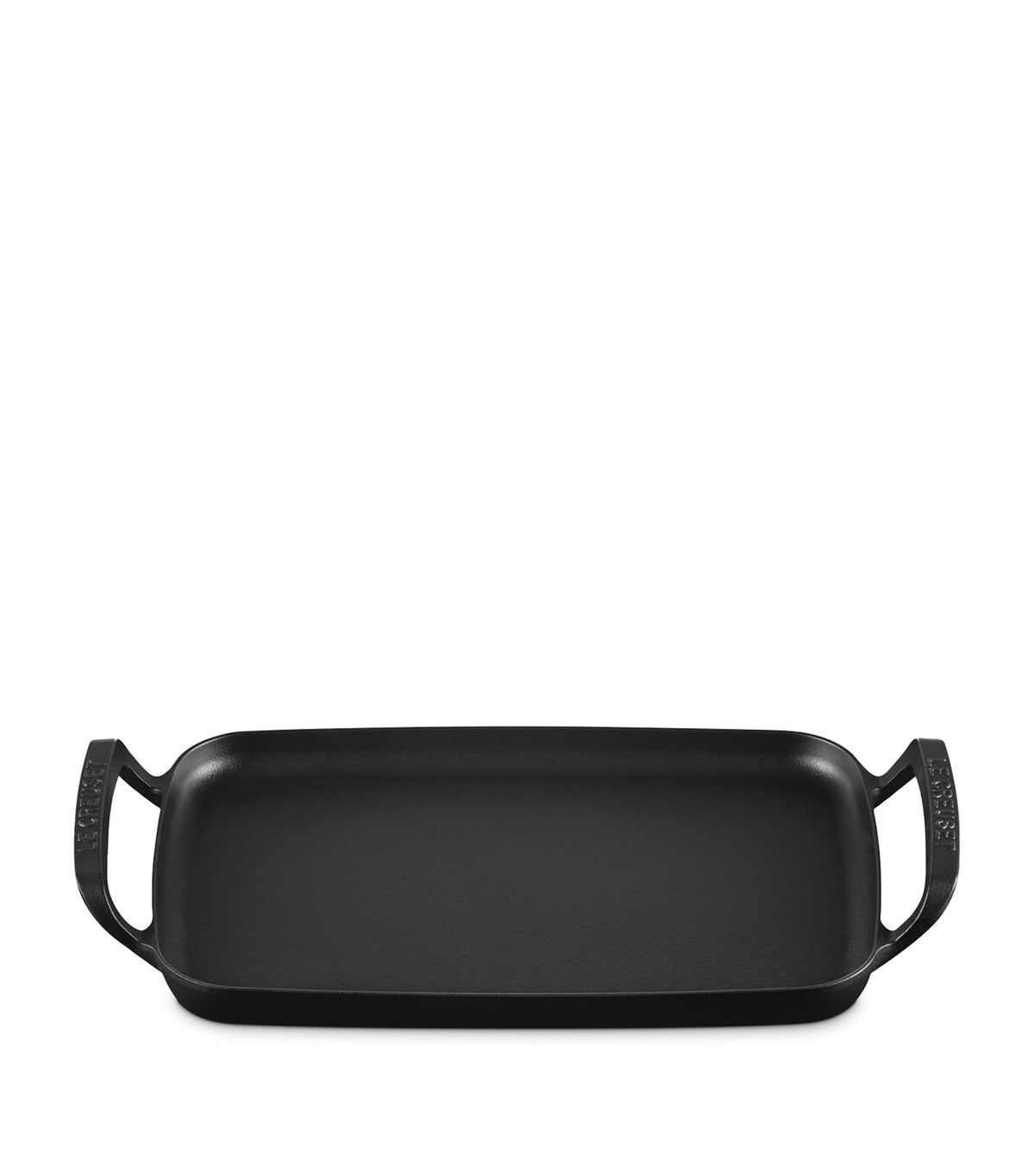 Le Creuset cast iron rectangular BBQ griddle 40cm, UK version