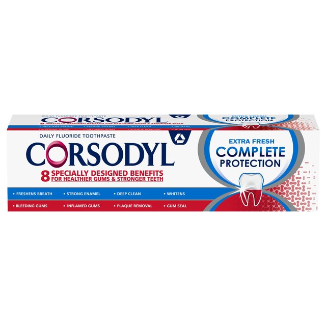 Corsodyl Gum Toothpaste Complete Protection Extra Fresh   75ml GOODS M&S   