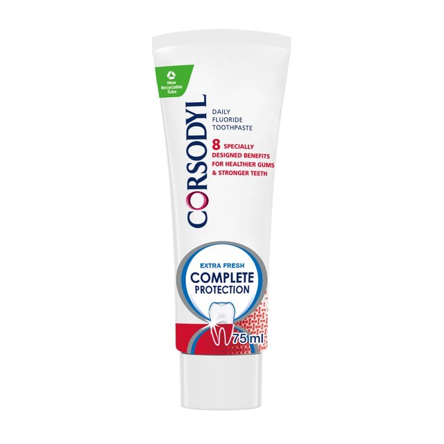 Corsodyl Gum Toothpaste Complete Protection Extra Fresh   75ml GOODS M&S   