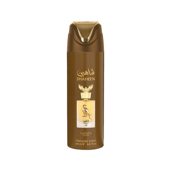 Lattafa Shaheen Gold body spray 200ml, UK version