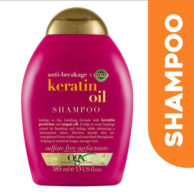 OGX Anti-Breakage+ Keratin Oil pH Balanced Shampoo   385ml