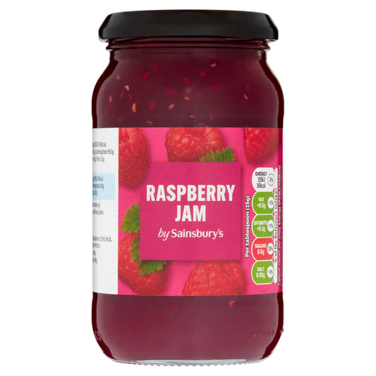 Sainsbury's Raspberry Jam 454g Jams & conserves Sainsburys   