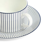 Wedgwood Pinstripe Teacup and Saucer (British brand)