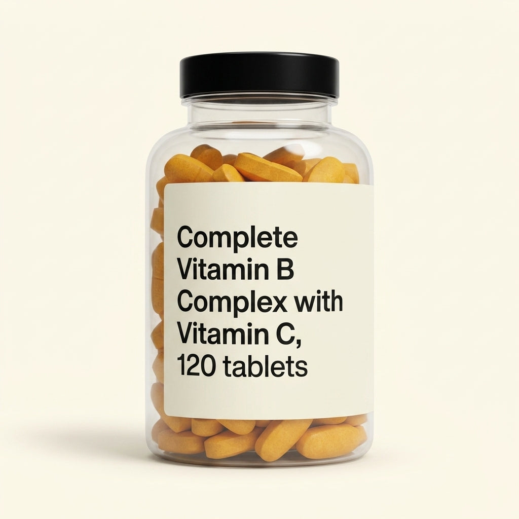 Holland & Barrett Super Strength Vitamin B Complex 120 tablets, imported from the UK