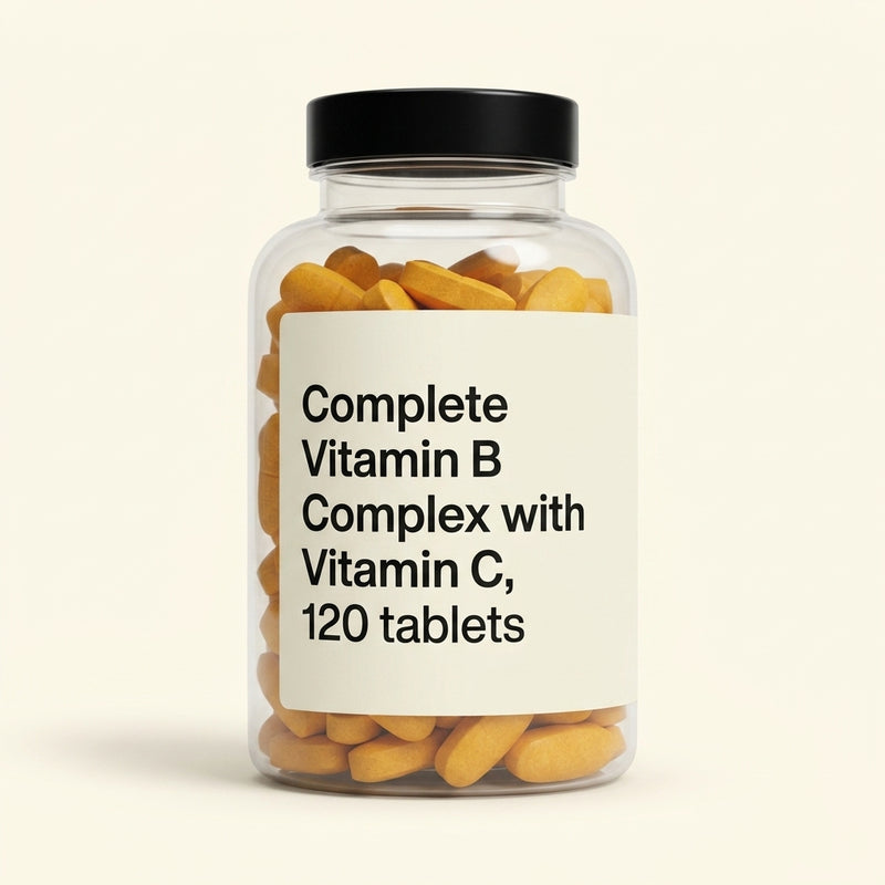 Holland & Barrett Super Strength Vitamin B Complex 120 tablets, imported from the UK
