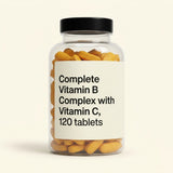 Holland & Barrett Super Strength Vitamin B Complex 120 tablets, imported from the UK