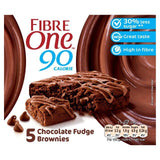 Fibre One 90 Calorie Chocolate Fudge Brownie Bars   5 x 24g Crisps, Nuts & Snacking Fruit M&S   