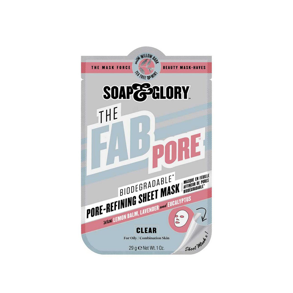 Soap & Glory The Fab Pore Biodegradable Pore-Refining Sheet Mask