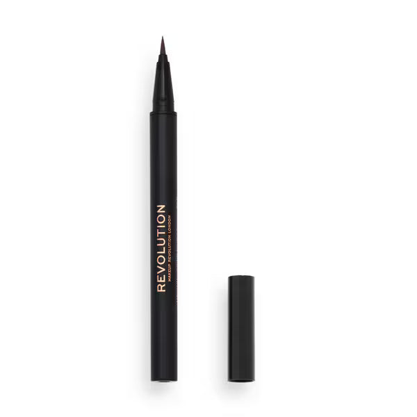 Revolution Hair Stroke Brow Pen Medium Brown, imported from the UK