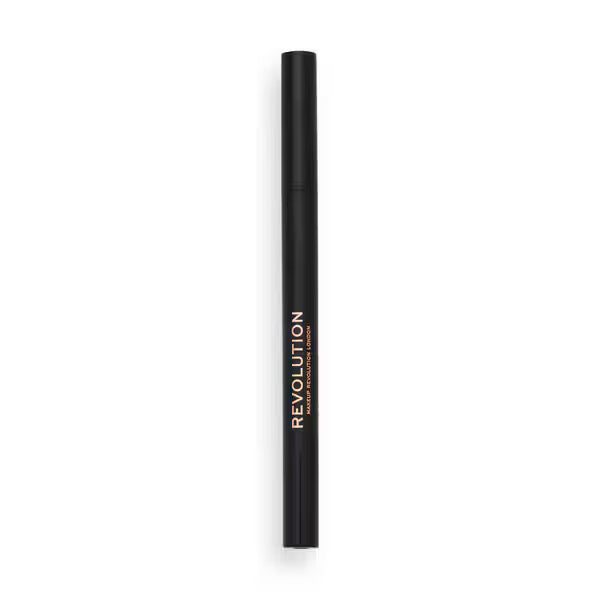 Revolution Hair Stroke Brow Pen Medium Brown, imported from the UK