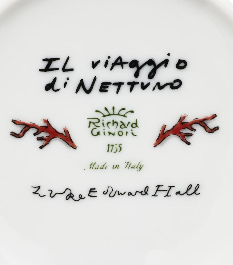 GINORI 1735 porcelain mug Il Viaggio di Nettuno, UK version